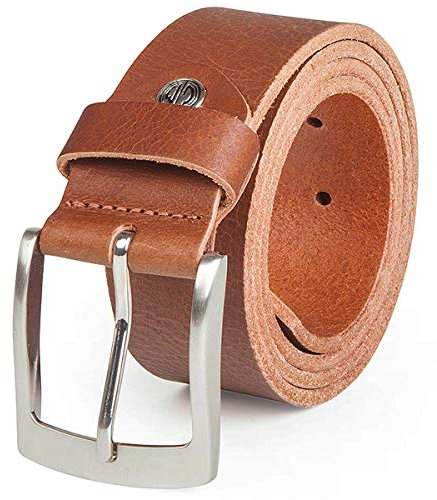 LINDENMANN Ledergürtel Herren/Gürtel Herren, Farbe/Color:braun, Size US/EU:Waist Size 45.5 IN XXL EU 115 cm