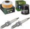 Luftfilter Ölfilter Zündkerzen für VN 800 A Baujahr 1995-1999 Servicekit Wartungskit