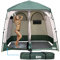 EasyGo Product EGP-TENT-016 Shower Shelter – Giant Portable Outdoor Pop UP Camping Shower Tent Enclosure – Changing Room – 2 Rooms – Instant Tent – 7.5' Tall x 4' Deep x 7.5' Wide, Green