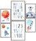 Pandawal Kinderzimmer Bilder Astronaut ABC Poster Deko Wandbilder 6er Set für Kinder Weltraum DIN A4 & A3 Wanddeko ohne Bilderrahmen