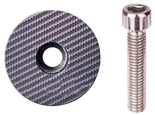 ANCLLO Rennrad-Headset-Abdeckung mit Schrauben, Fahrrad-Headset-Top-Abdeckung für Vorderradgabel-Vorbau-Kappen aus Aluminiumlegierung, mit Schrauben Klapprad Teile für 28,6mm Gabelrohr Abdeckung Stem