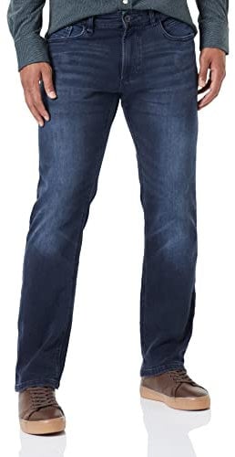 camel active Herren flexXxactive® Denim in Regular Fit Dunkelblau, menswear-44/30