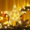 PhilzOps Albero di Natale Topper Interno 11 LED 19.4cm - Decorazioni Stella Luci Bianco Caldo per Punte Albero - Illuminazione per Festival Casa Tavolo Camera
