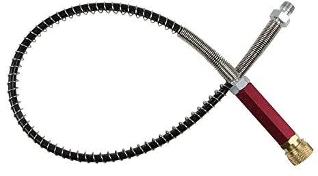 PenKiDeed 50cm 4500psi High Pressure Polyurethane (PU) PCP Air Hose, Red, with Oil-Water Separator and 8mm Female Quick Connector for Air Compressor