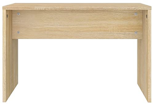 Tidyard Schminkhocker Sitzhocker Fußhocker Sitzbank Fußbank Ottomane Holzwerkstoff Sonoma-Eiche 70x35x45 cm