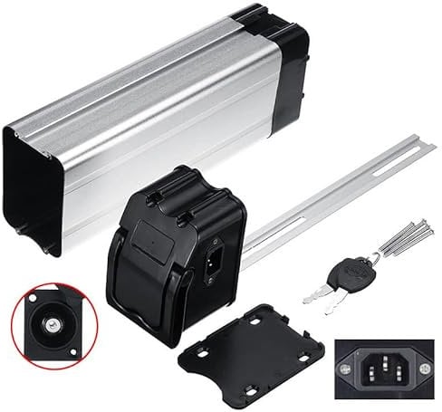 XBERSTAR Battery Box for Ebike 36V/48V Lithium Battery 18650 Large Shell Case Holder Bike (Lotus Head Three Vertical)