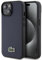 Lacoste LCHMP15SPVCV Hülle für iPhone 15/14 / 13 6.1 Marine hardcase Iconic Petit Pique