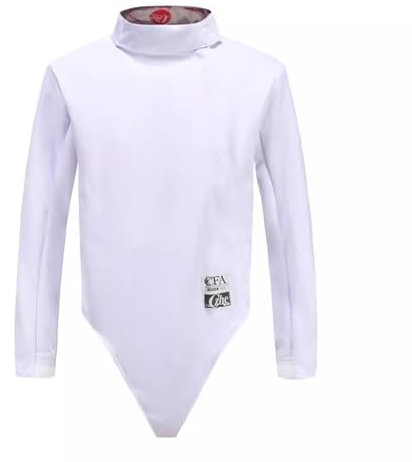 JUNYOHOA 350N-Fechtjacke, Degen, Florett, Säbel-Trainingsschutzanzug, Kinder-Erwachsenen-Schutzoberteile (Color : Right hand, Size : 48#)