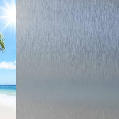 Fensterfolie Blickdicht Sichtschutzfolie 80 x 100 cm Wärmeisolierung Reflektierende Anti UV Wärmeisolierung Sonnenschutzfolie Fensterfolie für Büro Und Haus, schwarz matt