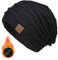 BSITSSS Mütze Damen Herren Winter, Klassische Slouch Beanie, Warm Halten Wintermütze Damen, Weich Moden Mütze Beanie, Strickmützen für Damen für Kaltes Wetter