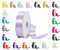 25 Metres Rolls Double Sided Satin Ribbon Reels in Range of Widths & Colours (Lilac, 10mm x 25 Metres)