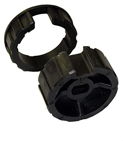 jarolift SL Motoradapter für 63 mm Nutwelle, für Markisenmotor & Rollladenmotor Typ SLAN6345, Komplettset Laufring- & Kupplungsadapter