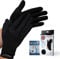 Doctor Developed Full Length Arthritis Gloves, Copper Gloves/Compression Gloves and Handbook - Relief from Joint Symptoms, Raynauds Disease, Carpal Tunnel (S Pair)