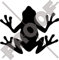 FROSCH SILHOUETTE Bilden 135mm Auto & Motorrad Aufkleber, Vinyl Stickers - WAHL VON 22 FARBEN