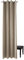 Ösenschal - Vorhang -Fertigschal - Gardine - Schal - Fenstervorhang - Lima - 245 x 140 cm - sand - blickdicht - 5077-19