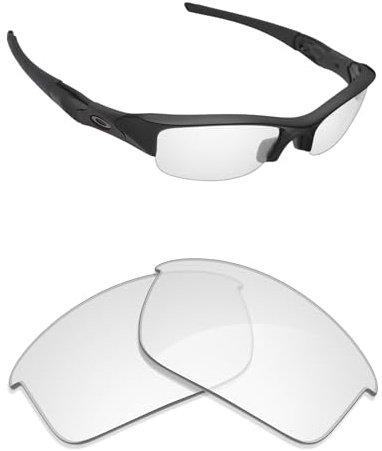 Alphax Polarized Replacement Lenses for Oakley Flak Jacket OO9008 Sunglasse - Options