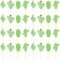 FLZONE cactus Palitos de Cóctel,100 Palillos de Cóctel Brochetas de Bambú Palillo de Frutas para Cócteles Aperitivos Frutas Postres Artículos de Fiesta Brocheta de Frutas