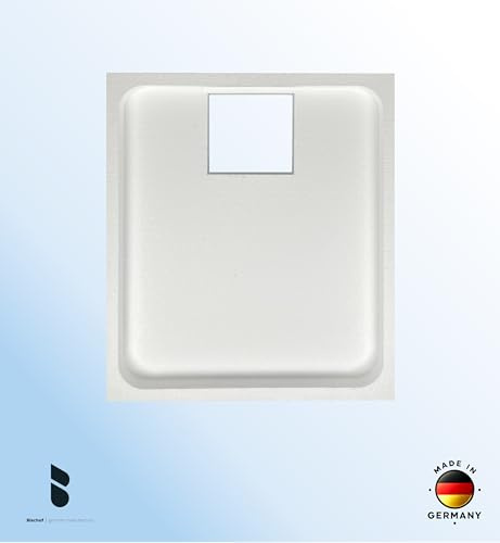 Universal Duschwannenträger Wannenträger Styroporträger für Duschwanne 90 x 80 cm superflach/Höhe Träger 14 cm (Ablaufloch mittig kurze Seite)