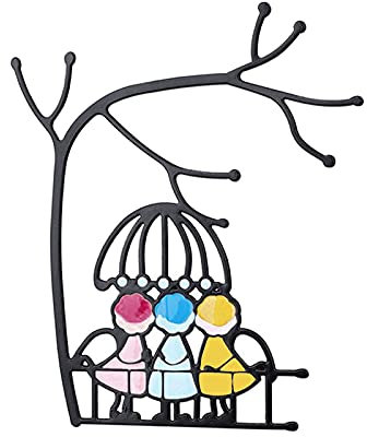 Rpporm Tik Tok Persönlichkeit Fensterbehänge,Aesthetic Fensterbehänge Engel Paar Liebe Home Decor Geschenk Wandbild Series Anhänger Wohnkultur Fensterdeko Hängend Zimmer Wohnzimmer Wanddeko