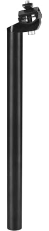 TRIWONDER Seat Post 350mm Bike Seat Post Suitable for 25.4mm 27.2mm 28.6mm 30.4mm 30.8mm 31.6mm Bicycle Mountain Bike Road Bike Aluminum Alloy Black (Black, 25.4mm)