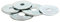 Arandela de reparación plana grande M10 x 50 mm x 3 mm, de acero para reparación de guardabarros para carrocería de coche (paquete de 20)