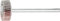 PFERD Fächerschleifer F, 2 Stück/Korund Ø 15x5mm Schaft-ø 3mm A180 / 44498009 – für Feinschliff & Finish mit dem Geradschleifer oder Biegwellenantrieb