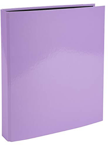 Exacompta 51565E Aquarel Ringbuch. Made in Germany. 4-D-Ring-Mechanik DIN A4 Füllhöhe 25 mm Malve Kalender Organizer Ring-Ordner Hefter Plastikordner ideal für Büro und Schule