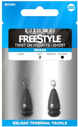 Spro Freestyle Twist On Weights Short Brass - 2 Gewichte