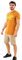 Superdry Herren Vintage Logo T-Shirt in Neonfarben Sudanbraun XL