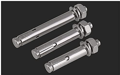 Tasselli a parete Fissaggi in metallo Ancoraggi, Bulloni a espansione, Ganci for bulloni di ancoraggio, Vite ad espansione in acciaio inossidabile 316 M6 M8 M10 M12 Bullone lungo for finestra TV aria