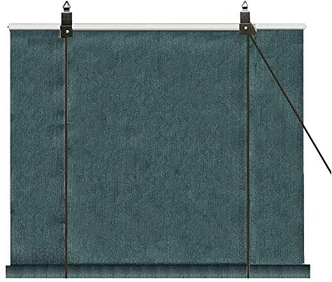 SAGIDAR Seitenzugrollo - Sichtschutz Rollo, Kann Im Innen- Oder Außenbereich Installiert Werden, Wasserdicht Und Reißfest, Mit Hebevorrichtung, Jalousette Lichtdurchlässig, Rollos Außen