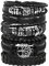 JJDreams 6PCS Punk Lederarmband Herren Wikinger Armband Schwarz Lederarmband Gothic Rock Armband Set