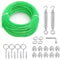 hannger M6 Tendeurs pour câbles en fil de fer 5MM, 15M Câble d'acier enduit de PVC Câble métallique et câble métallique pour support de plantes grimpantes/ligne de vêtements/clôture de jardin