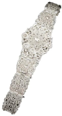 Marokkanische Mode-Kaftan-Gürtel, Mit Kristallen Gewachsene Gürtel Für Frauen, Arabische Gold-Taillenkette, Brautschmuck