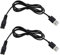 eMagTech 2 Stück 5-V-USB-Ladekabel für Rasierer Und Trimmer Ersatzteil Kompatibel mit Dem Netzkabel des Brio Beardscape-Haarschneiders Und Anderen Rasierwerkzeugen