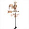 LYDSB Ornement de Sculpture, Girouette de Toit de Coq en Cuivre, Décoration de Jardin Girouette Cours Extérieurs Patio Outils de Mesure Professionnels Girouette de Jardin en Fer, Cuivre