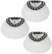 3 Pack Replacement 360° Rotating Mop Heads, Mop Replace Head Compatible with Ocedar and Vileda,Universal Microfiber Spin Refills, Easy Cleaning Machine Washable and Reusable