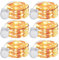 6 Pack Battery Fairy Lights, 3M 30 LEDs Copper Wire Fairy Lights,CR2450 Battery Operated Waterproof Small Christmas Battery Lights Indoor for Bedroom Wedding Jars Bottle Decor (Warm White)