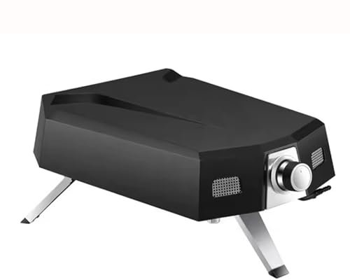 GHRERTX Outdoor-Pizzaofen, tragbarer 12-Zoll-Gas-Pizzaofen mit Abdeckung, Propan-Pizzaofen, individueller Hinterhof-Pizzahersteller mit Pizzastein, for Heimrestaurant, Hinterhof-Camping