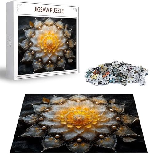 Puzzle 4000 Teile Traum Puzzle Erwachsene, DIY Groß Puzzelmatten, Holzpuzzle für Erwachsene und Kinder ab 12 Jahren Wooden Jigsaw Blume Geschicklichkeitsspiel für Die Ganze Familie, Geschenke D-378