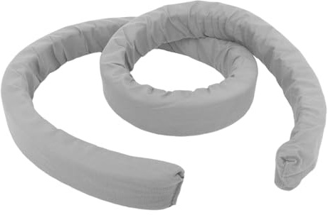 Lückenfüller zwischen Bett und Wand für Verschiedene Betten, Grau | Polyester mit Memory Schaum, Weiche Graue Oberfläche, für Wohnheim und Zuhause, Universelle Passform