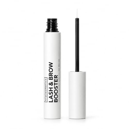 trucosmetics LASH & BROW PEPTIDE SERUM – Augenbrauen- & Wimpernserum | Wimpernserum ohne Hormone – 4-Peptide-Komplex für maximale Länge, Dichte & Stärke - dermatologisch getestet – Made in Germany