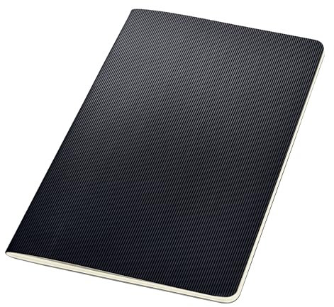 Sigel CO862 Notizheft A5 kariert schwarz, 64 Seiten, aus nachhaltigem Papier, Conceptum