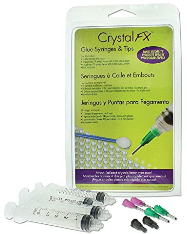 Beadsmith Glue Syringes to Attach Flatbacks 15/Pkg for E6000, Multi