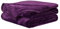 EASELAND Weiche Decke, Queen-Size-Größe, Winter, warm, flauschig, Mikroplüsch, leicht, Thermo-Fleece-Decken für Couch, Bett, Sofa, 228,6 x 228,6 cm, Violett