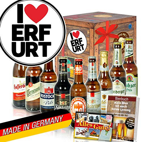 I love Erfurt/Original DDR Bier/schöne Geschenke Erfurt