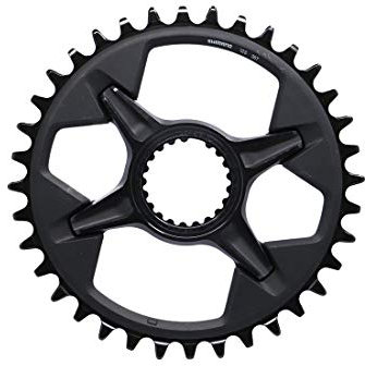 SHIMANO FC-M8100 Plato MTB DEORE XT 1x12V 36 Dientes Negro, Unisex-Adult, Black, 12x1