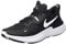 Nike NIKE REACT MILER, Men's Running shoe, Black/White-Dark Grey-Anthracite, 9 UK (44 EU)