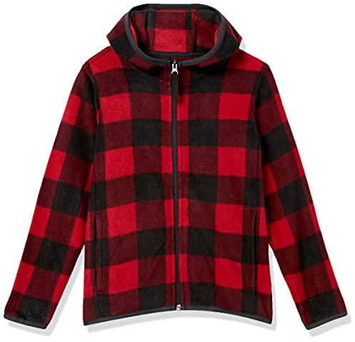 Amazon Essentials Veste à Capuche Zippée en Polaire Garçon