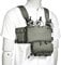 Tasmanian Tiger TT Small Combi Rig IRR modulares Gurtzeug mit Abnehmbarer Zusatz-Tasche und Magazin-Modul, Steingrau-Oliv IRR